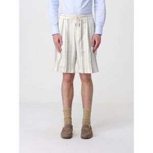 Tagliatore Men Tagliatore Classic Striped Linen Blend Shorts